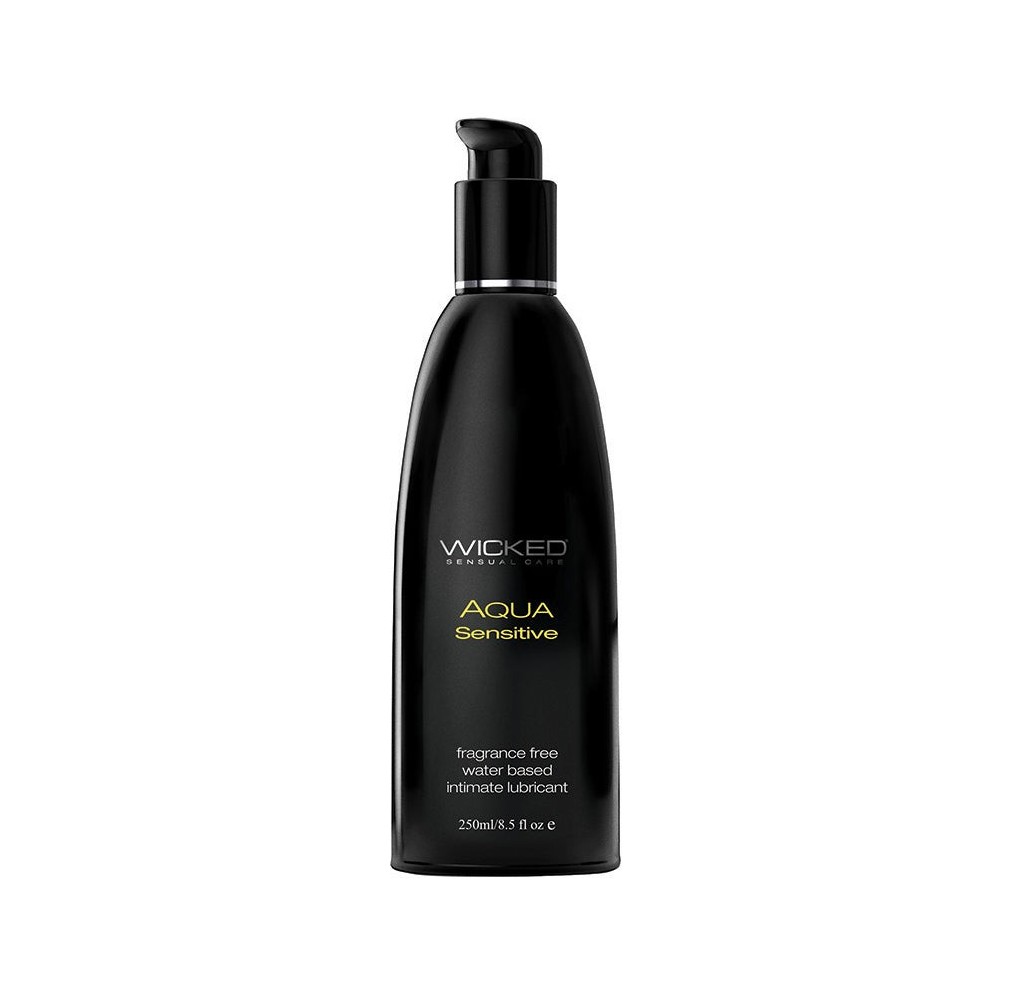 Wicked Aqua Sensitive Waterbased Hypoallergenic Lube 8oz